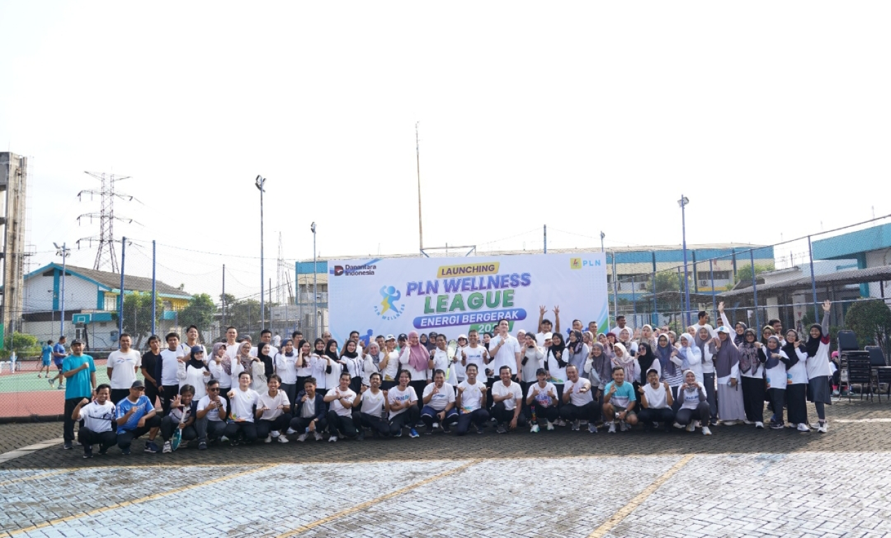 Peluncurkan program wellness internal bertajuk UIT JBM WANI GERAK SEHAT. (Humas PLN UIT JBM)