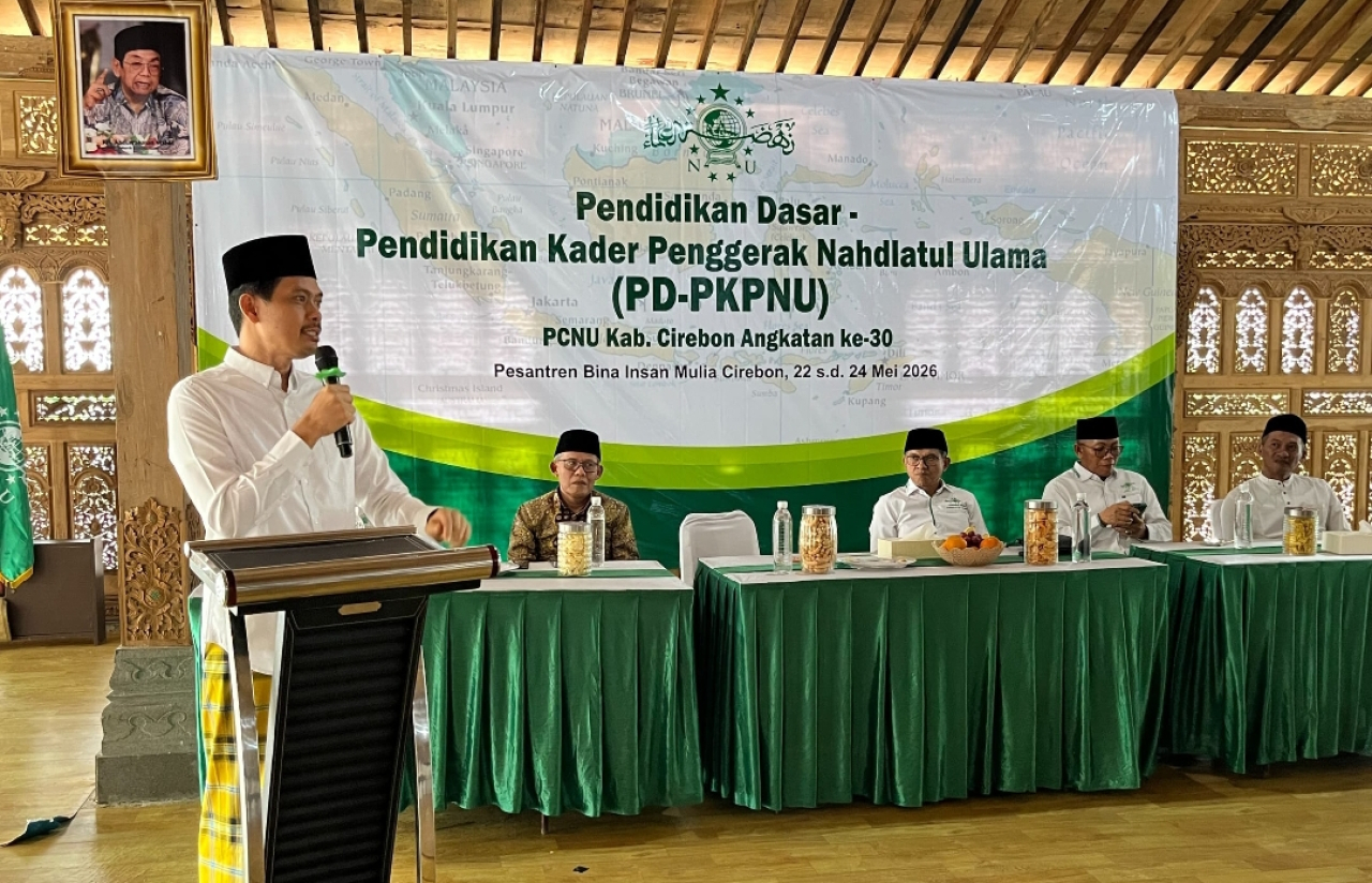 Suasana pelaksanaan Pendidikan Dasar Pendidikan Kader Penggerak Nahdlatul Ulama (PD-PKPNU). (Humas PBNU)