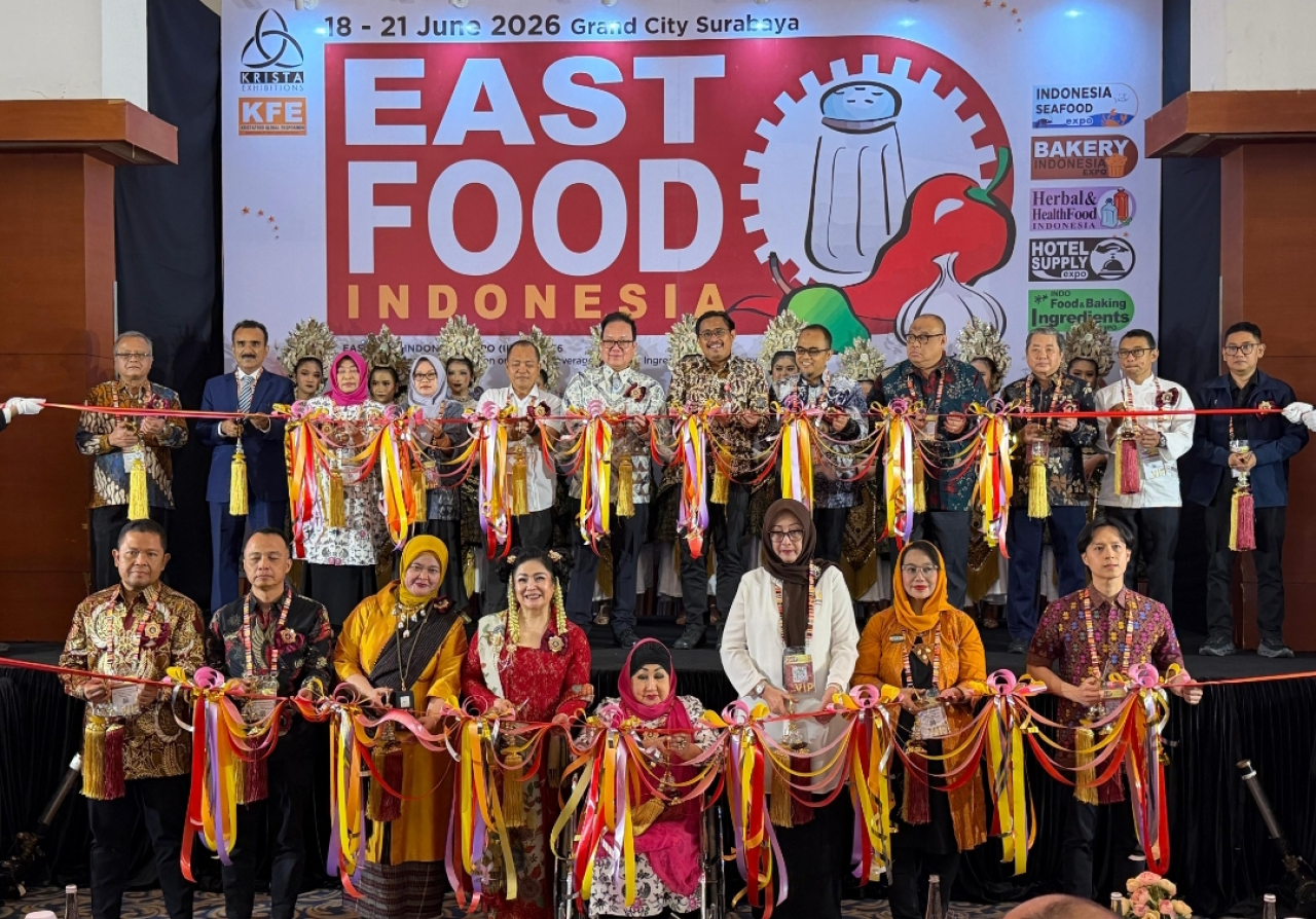 EastFood Indonesia Expo 2026 Resmi Dibuka di Surabaya. (Insani/Jurnas.net)