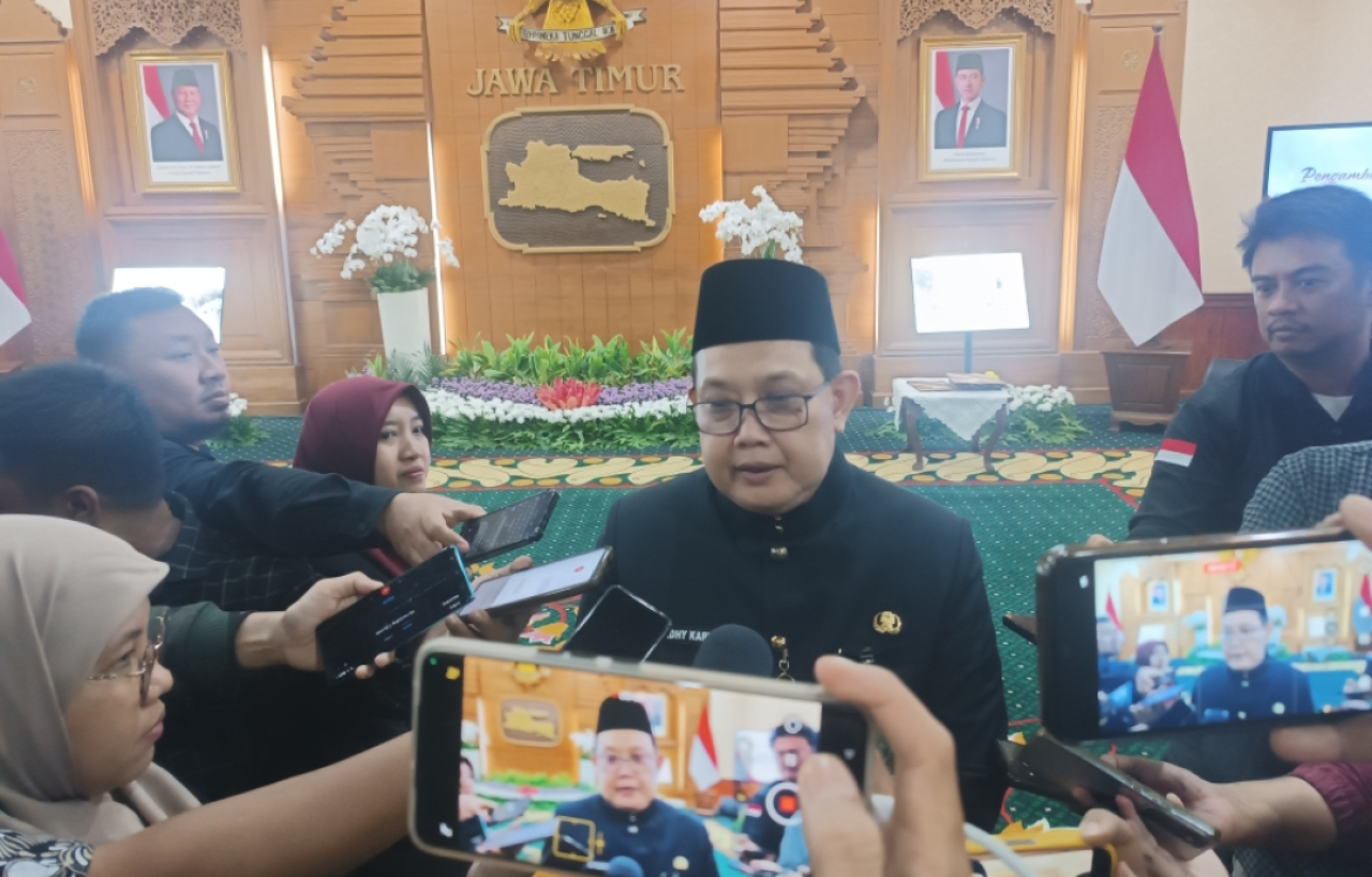 Sekretaris Daerah Provinsi Jawa Timur, Adhy Karyono. (Insani/Jurnas.net)