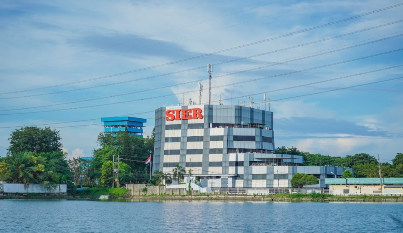 Gedung PT SIER di kawasan Rungkut Industri Kota Surabaya. (Humas PT SIER)