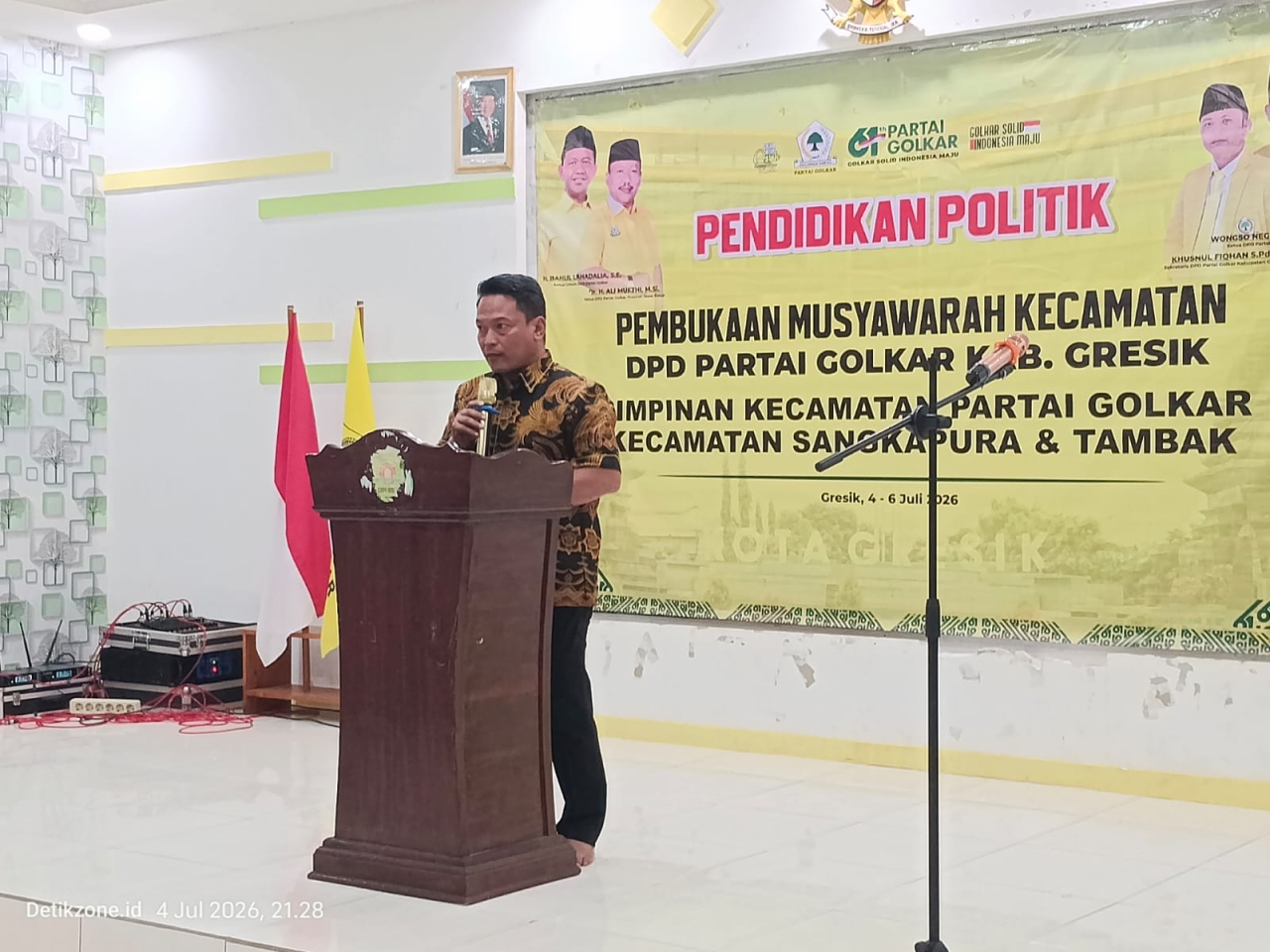 Ketua Pratama Partai Golkar Jawa Timur Akhsanul Yaqin