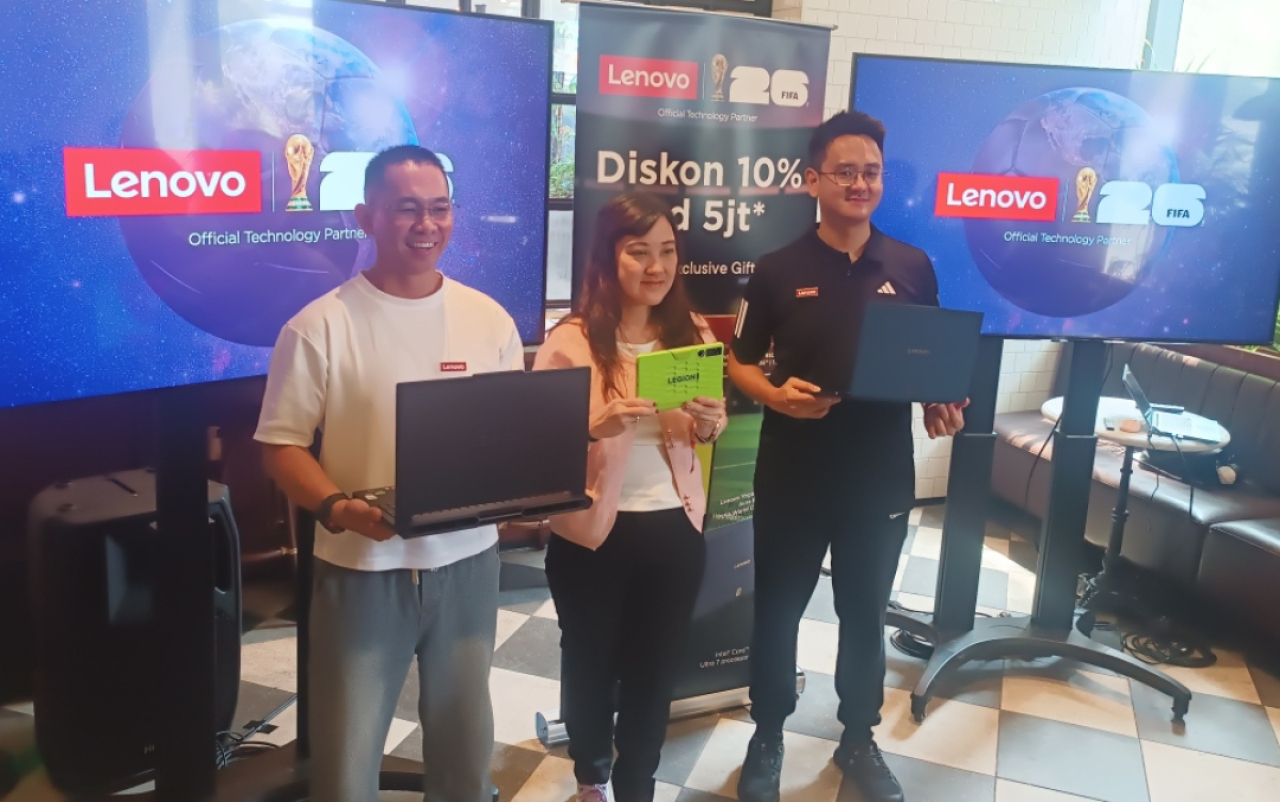 Peluncuran perangkat Lenovo FIFA World Cup 26&trade; Edition. (Insani/Jurnas.net)