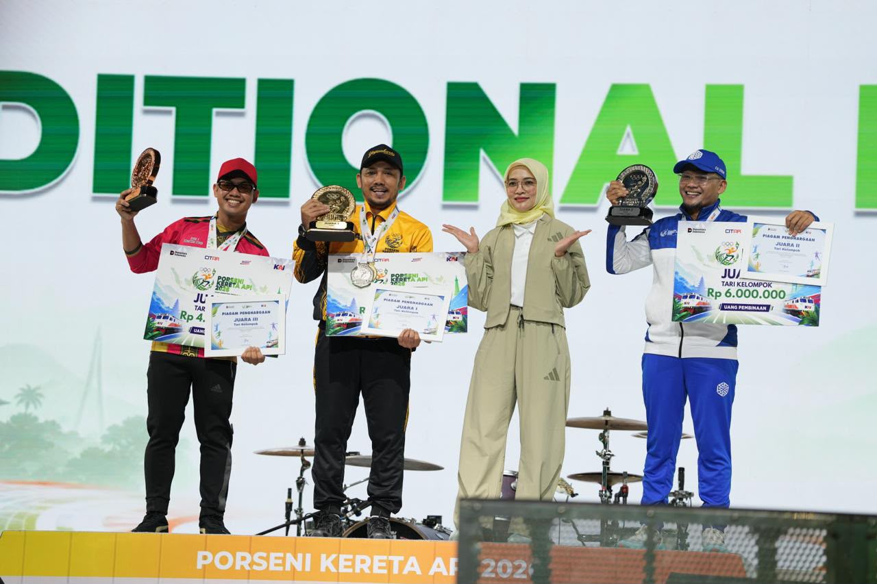 Para perwakilan pemenang Porseni KA 2026. Dok. KAI Daop 6 Yogyakarta