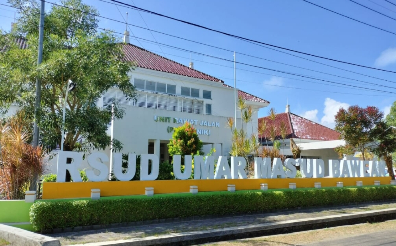 RSUD Umar Mas'ud Bawean di Kecamatan Sangkapura. (Insani/Jurnas.net)