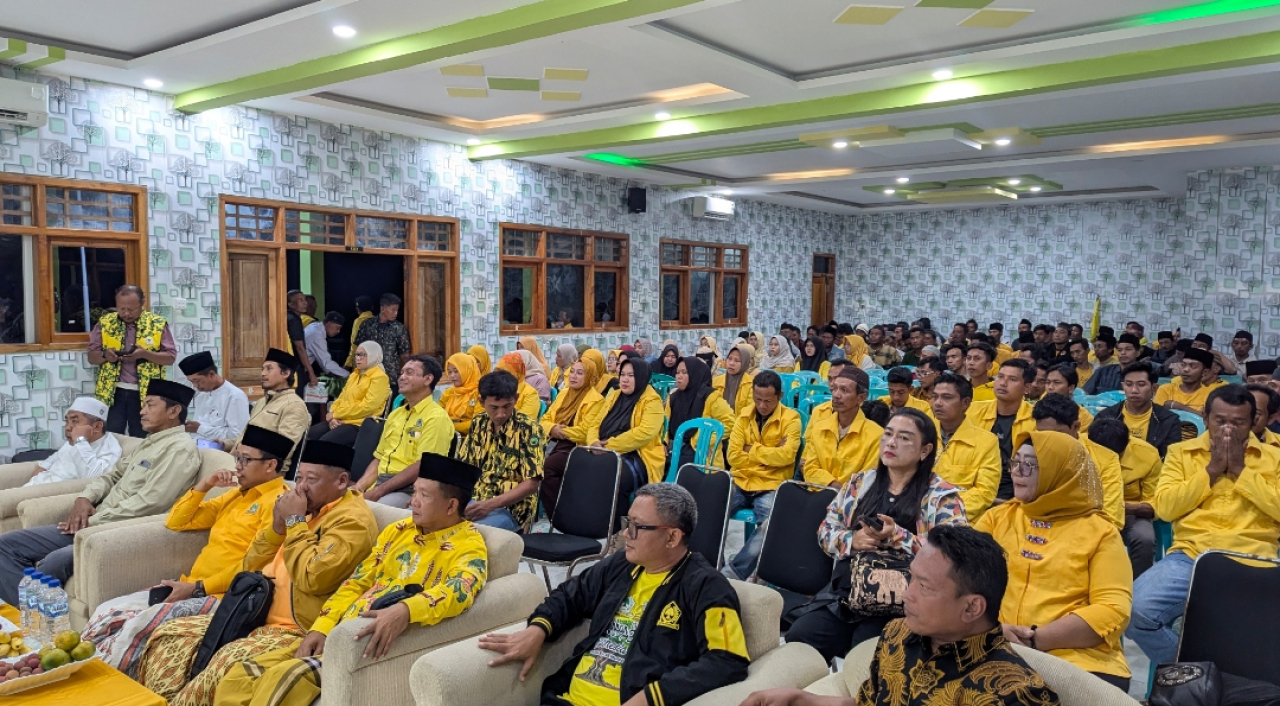 Suasana Muscam Partai Golkar Kecamatan Sangkapura dan Tambak di Pulau Bawean. (Insani/Jurnas.net)