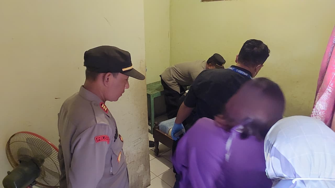 Penecekan seorang lansia tewas saat kencan. Dok. Polres Bantul