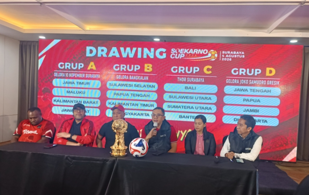 Panitia jumpa pers Soekarno Cup 2026. (Insani/Jurnas.net)
