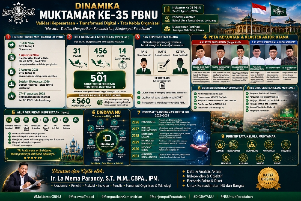 Flayer Muktamar ke- 35 PBNU. (Istimewa)