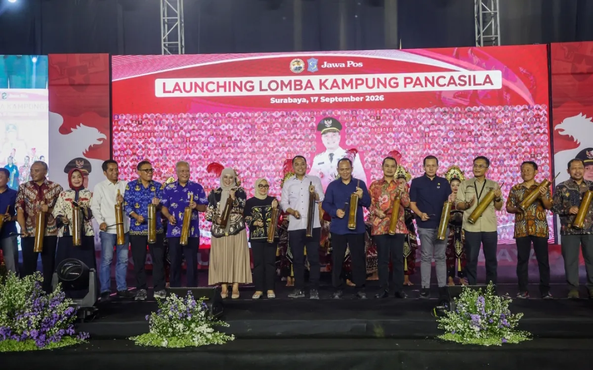 Lomba Kampung Pancasila Dimulai, Eri Cahyadi: Surabaya Maju karena Gotong Royong Warga