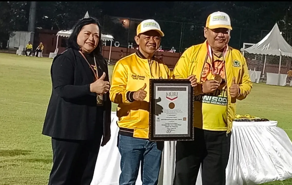 Bahlil Mini Soccer Pecahkan Rekor MURI, Bahlil Sentil Senior yang Tak Sportif dalam Politik