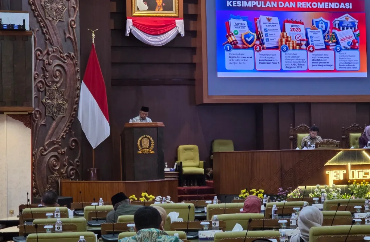 DPRD Jatim Sepakati Dana Cadangan Pilgub Rp600 Miliar Tuntas Paling Lambat 2028