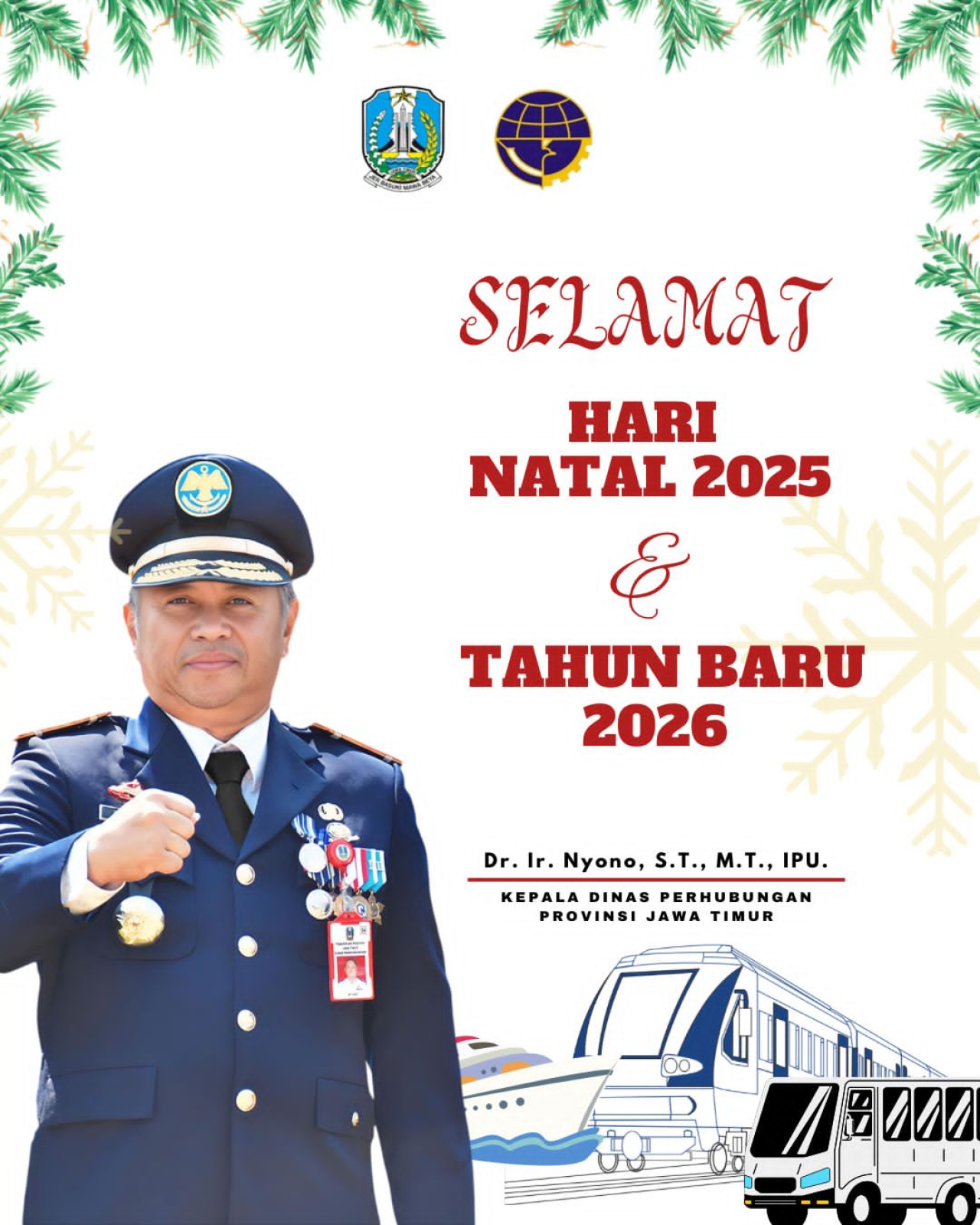 Nataru 2025 Kadishub Provinsi Jawa Timur