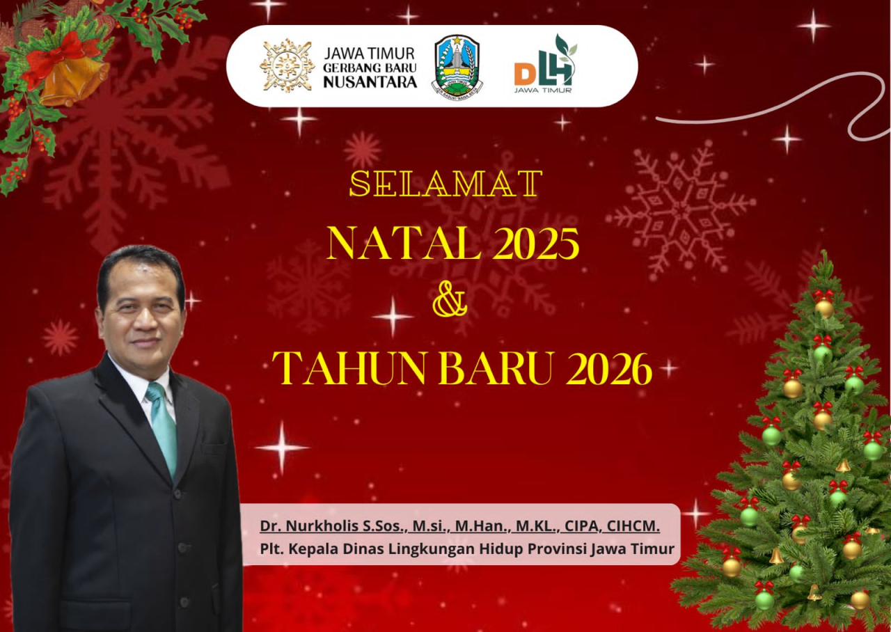 Ucapan Nataru DLH Provinsi Jatim