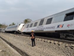 Delapan Gerbong Kereta Anjlok di Yogyakarta Tak Ada Korban Jiwa