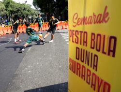 Semarak Piala Dunia U-17, Pemkot Surabaya Gelar Street Soccer di CFD Tunjungan dan Darmo