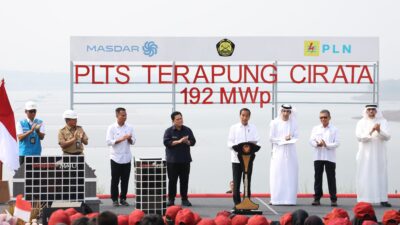 Jokowi Resmikan PLTS Terapung Cirata 192 MWp Terbesar Asia Tenggara