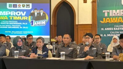 Struktur Timprov AMIN Jatim Mayoritas Ulama NU Hingga Muhammadiyah