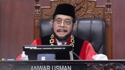 Anwar Usman Dipecat Jadi Ketua MK, Nasib Gibran Jadi Cawapres Tetap Aman