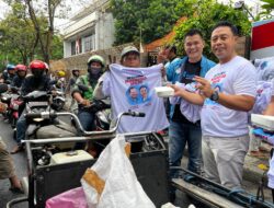 Bagikan Kaos dan Nasi Kotak Gratis, Cara Tim Prabowo-Gibran Gaet Pemilih di Jatim