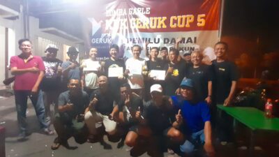 Lomba Domino, Upaya Warga Sidoarjo Untuk Pemilu Aman dan Damai