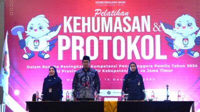 KPU se- Jatim Dilatih Kehumasan dan Protokol, Guna Perkuat Layanan Pemilu 