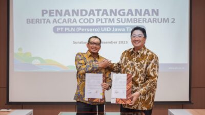 PLTM Sumber Arum 2 x 1.5 MW Beroperasi, Perkuat Pasokan Listrik Hijau di Jatim