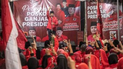 Kader Banteng Melekan Jaga Wilayah Untuk Tangkap Pembagi Money Politik