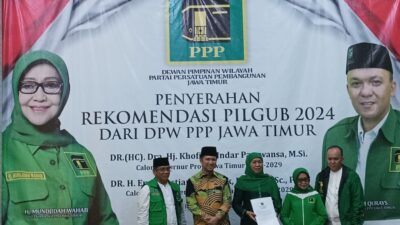 PPP Beri Rekomendasi Khofifah-Emil Dardak Pasangan Cagub-Cawagub Pilgub Jatim 2024