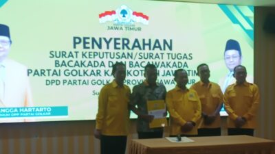 Golkar Beri Rekomendasi Bacakada di 13 Daerah di Jatim