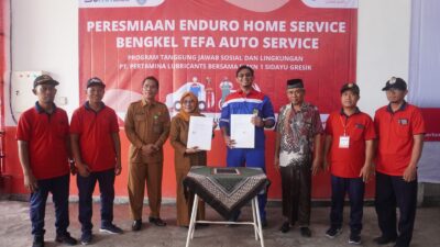 Pertamina Launching Bengkel Tefa Auto Service di SMKN 1 Sidayu