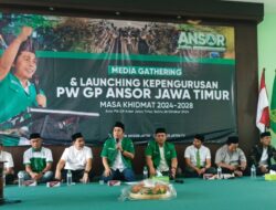 PW GP Ansor Launching Kepengurusan dengan Tagline Jatim Navigator Ansor Masa Depan 