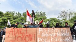 Demo Besar di Mapolda Jatim Tuntut Polri Usut Dugaan Korupsi Jokowi dan Keluarga