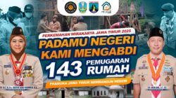 Pramuka Jatim Pugar 143 Rumah Warga Lewat Perkemahan Wirakarya: Gerakkan 36 Ribu Anggota