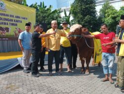 3.500 Paket Daging Kurban Golkar Jatim Didistribusikan, Cegah PMK dan LSD Lewat Pemeriksaan Ketat