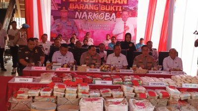 Polda Jatim Musnahkan 49 Kg Sabu dan 3 Juta Pil Dobel L: Hasil Ungkap 7 Kasus Sepanjang 2025