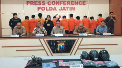 Polda Jatim Tangkap Sindikat Curanmor Satu Keluarga: Amankan 17 Motor dan Mobil